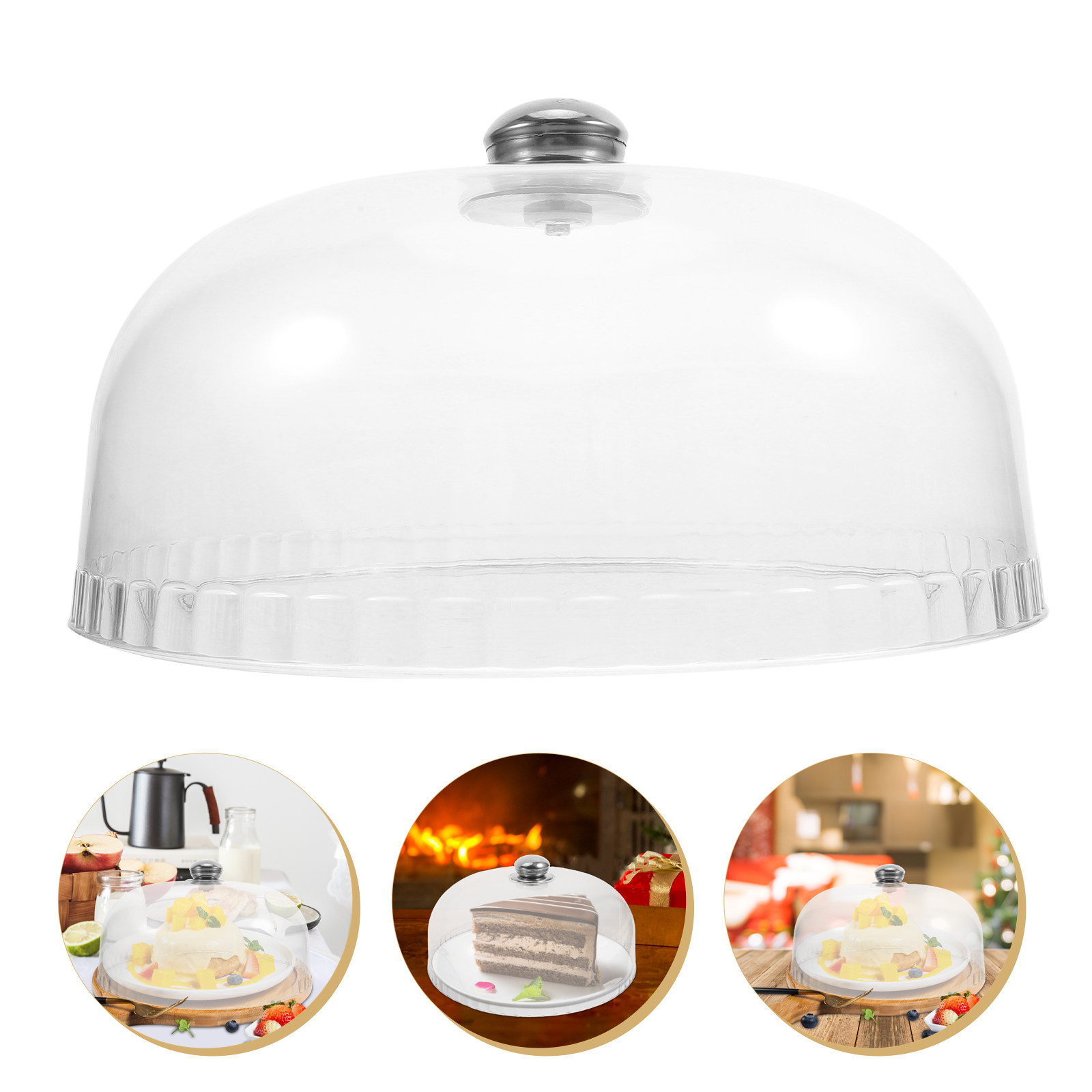 Plastic Dome Clear - Прозрачная акриловая крышка для пищевых продуктов,