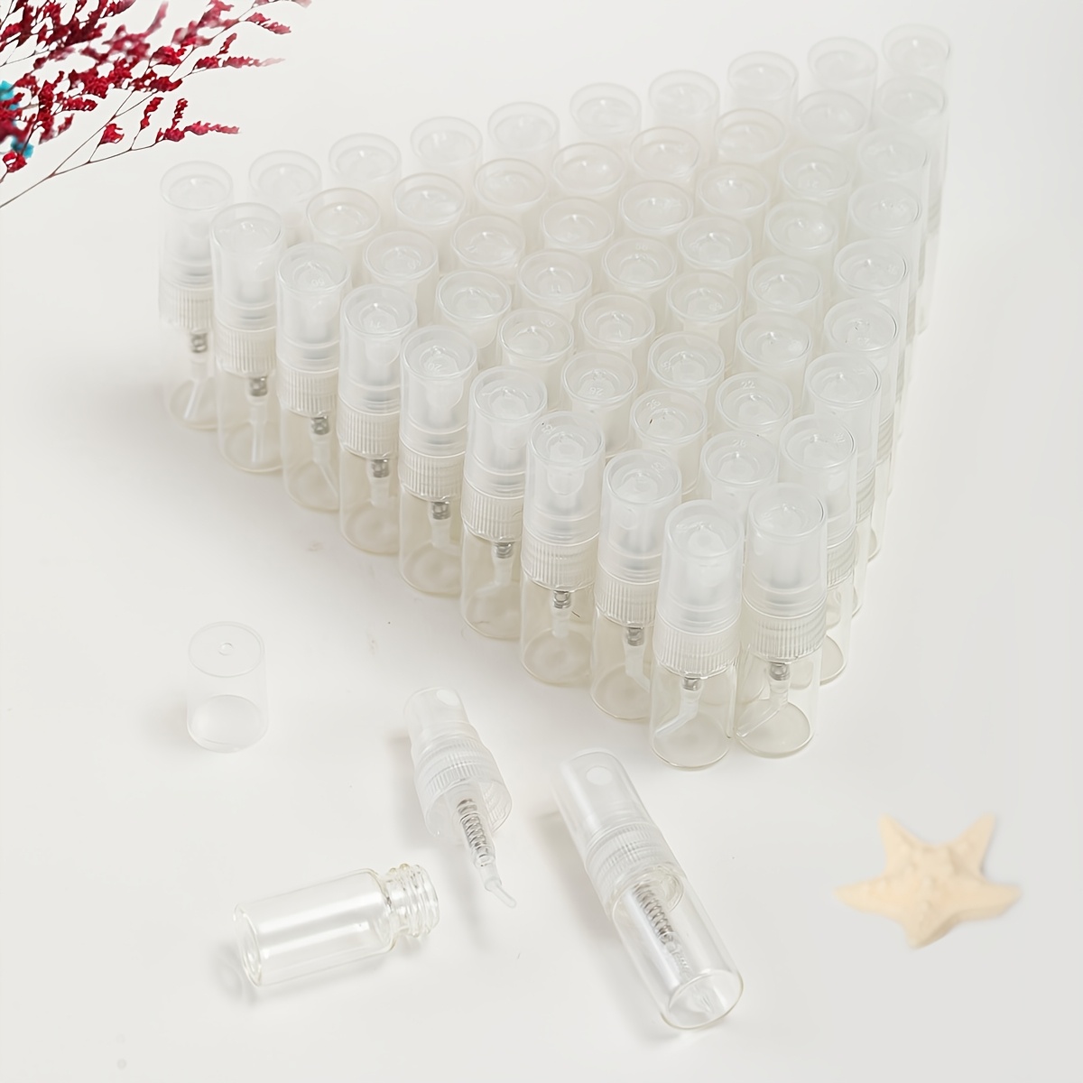 50 стеклянных флаконов для дух – обзор и цена Misting Bottle Fine