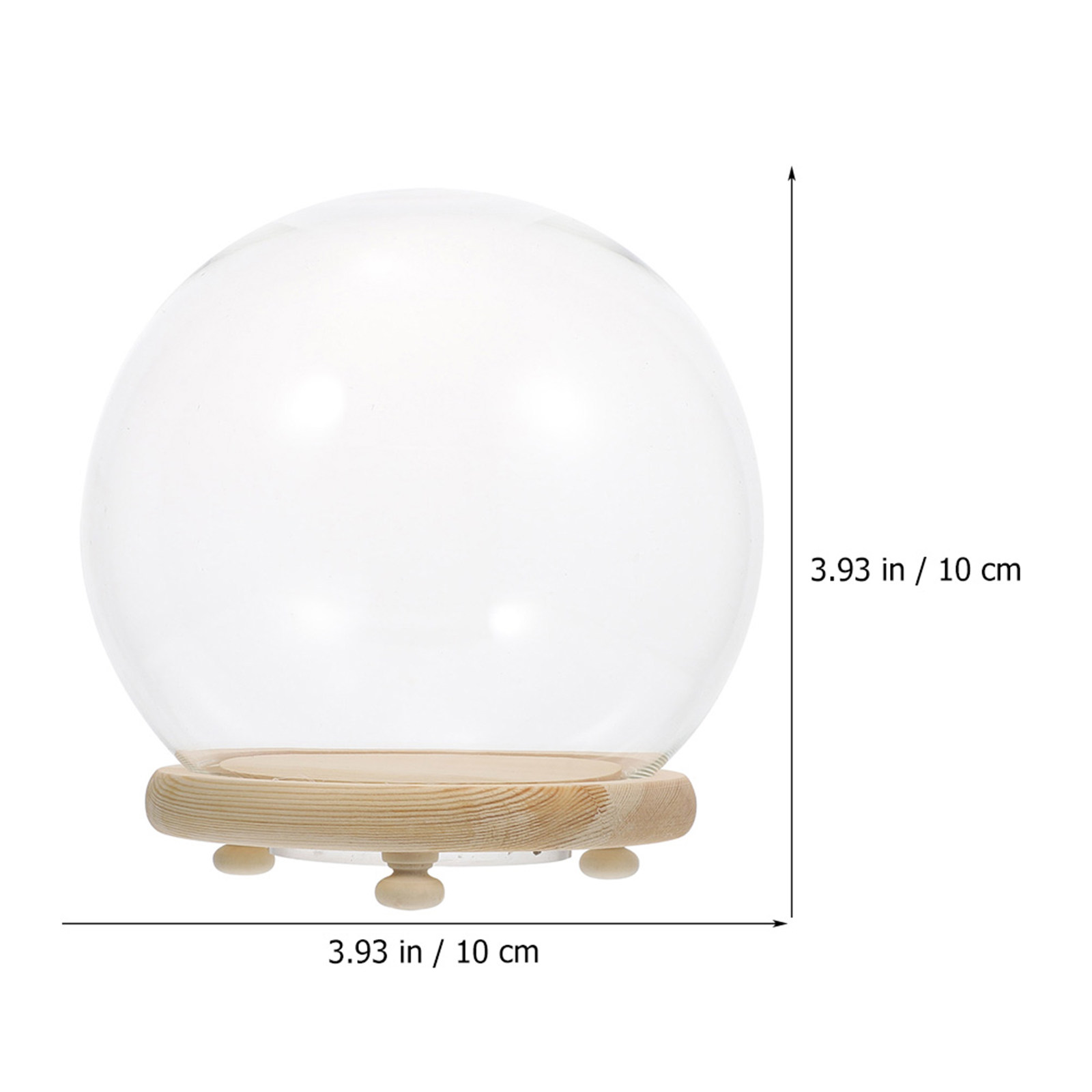 Стеклянная витрина-купол для с – обзор и цена Plastic Dome Clear